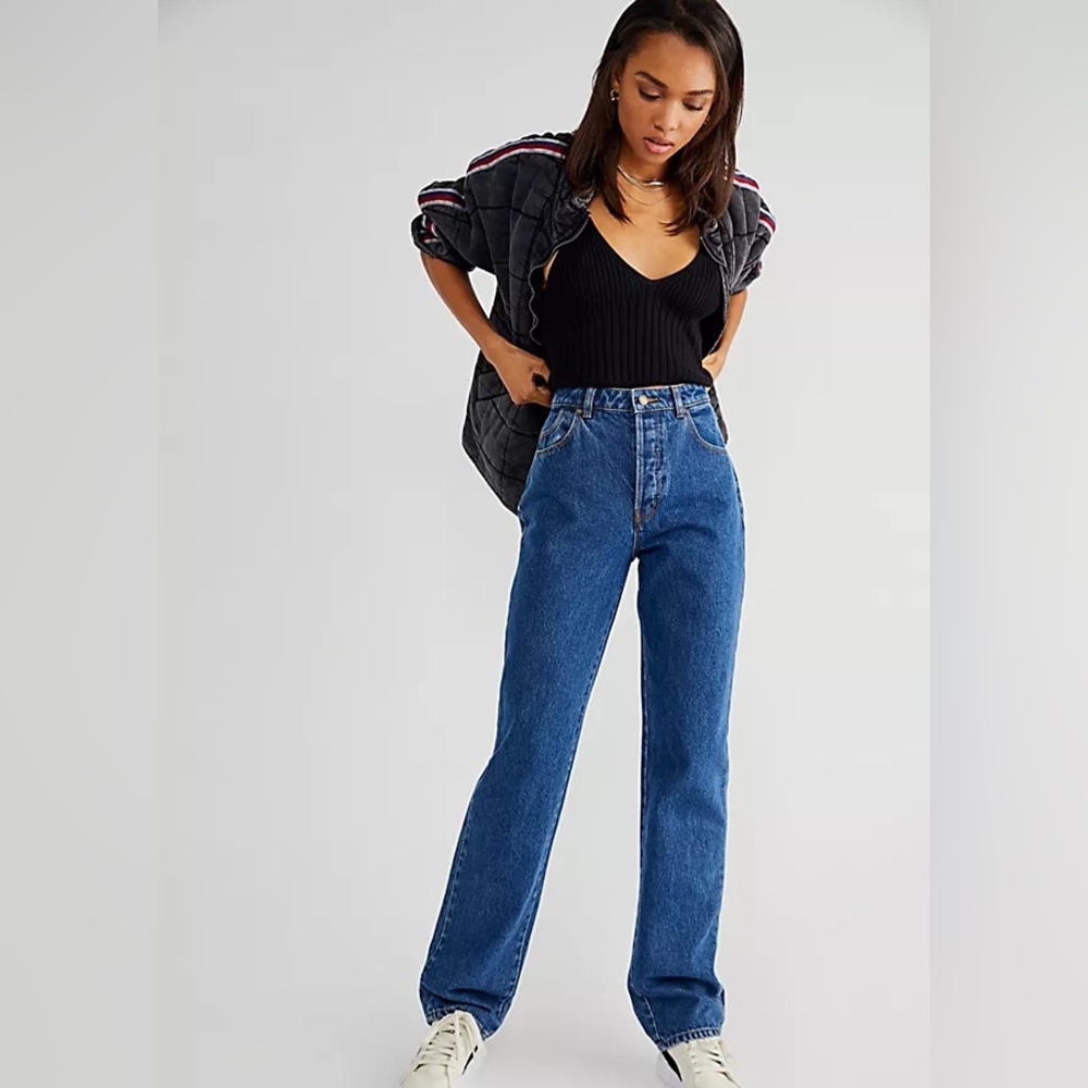 ROLLA’S High Rise Classic Straight Jean in Blue Size 25 - Picture 10 of 10